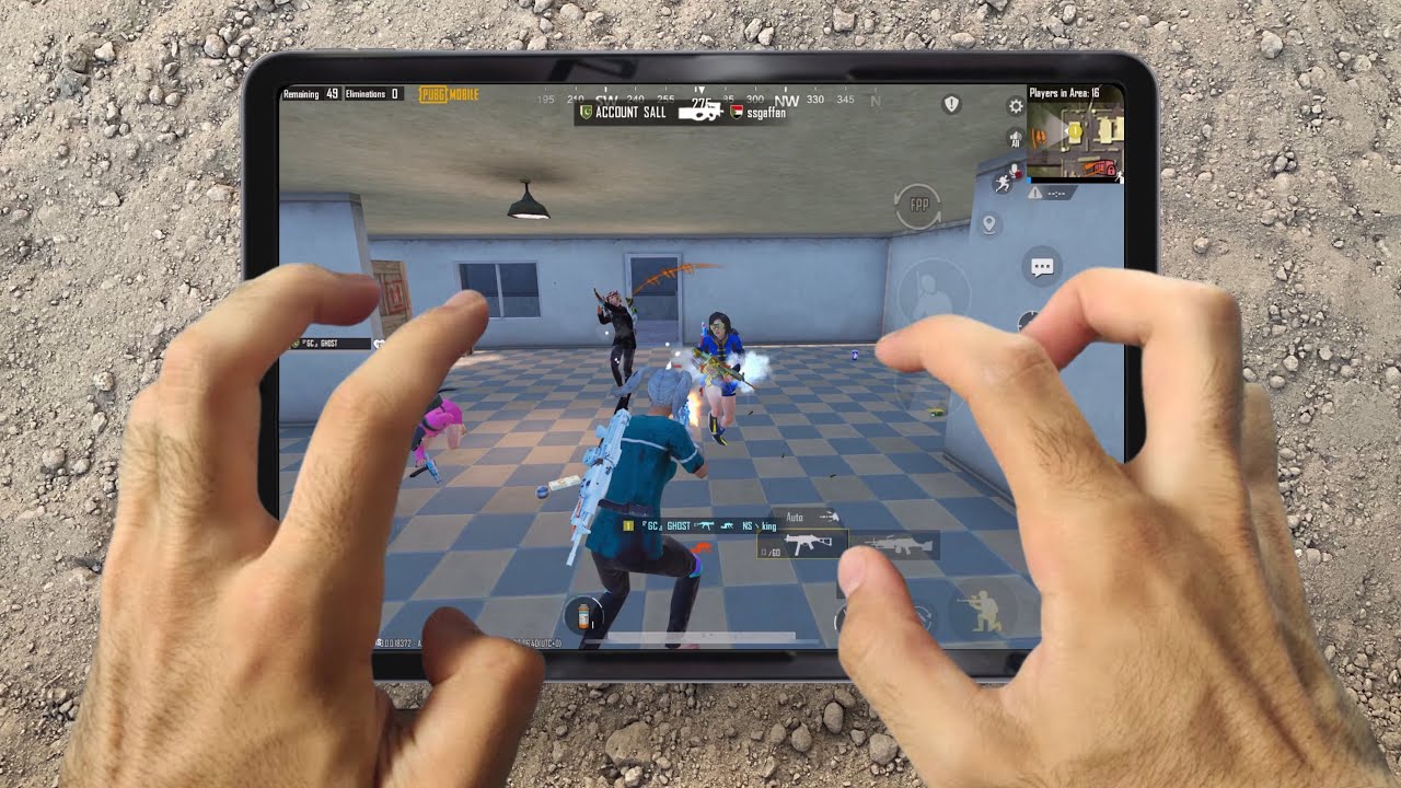 iPad Mini 6 HANDCAM 🔥 Pubg Test/ Gameplay/ Gyro/ 4 Fingers claw/ Sensitivity ❤️ FHD+60FPS