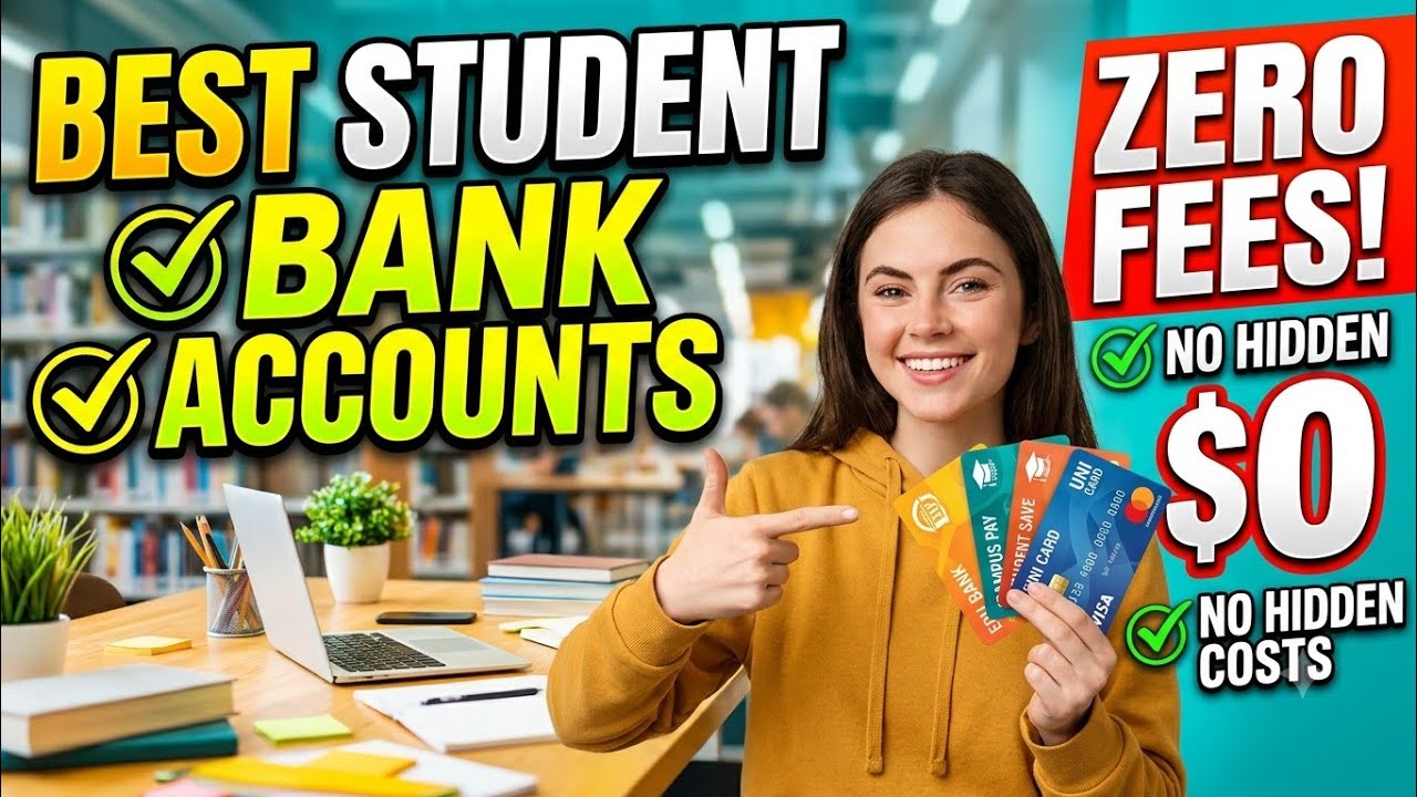 Best Student Bank Accounts With ZERO Fees (2026 Guide) | Top 5 Student Bank Accounts with NO Fees