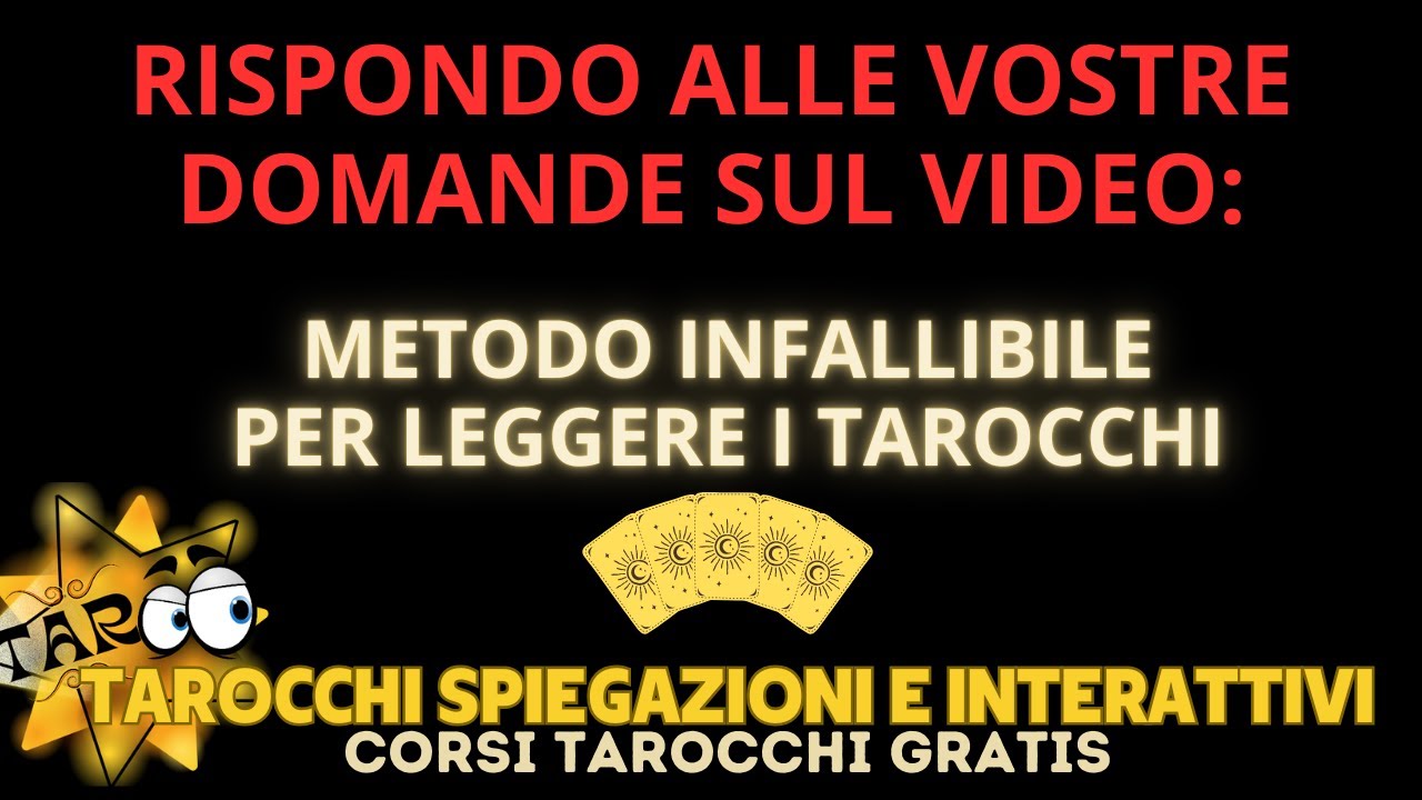 Metodo infallibile per leggere i tarocchi #tarocchi
