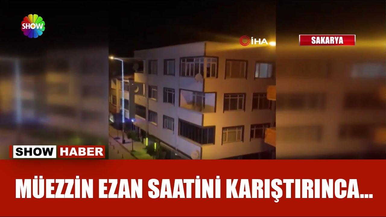 Sabah ezanı bir saat erken okundu