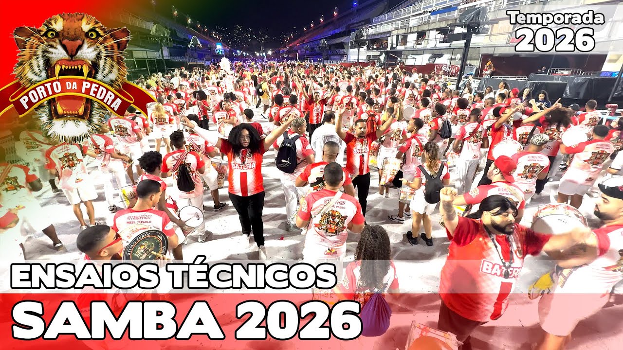 PORTO DA PEDRA 2026 - 4K | ENSAIO TÉCNICO - LARGADA E PISTA | SAMBA AO VIVO #ETSO26