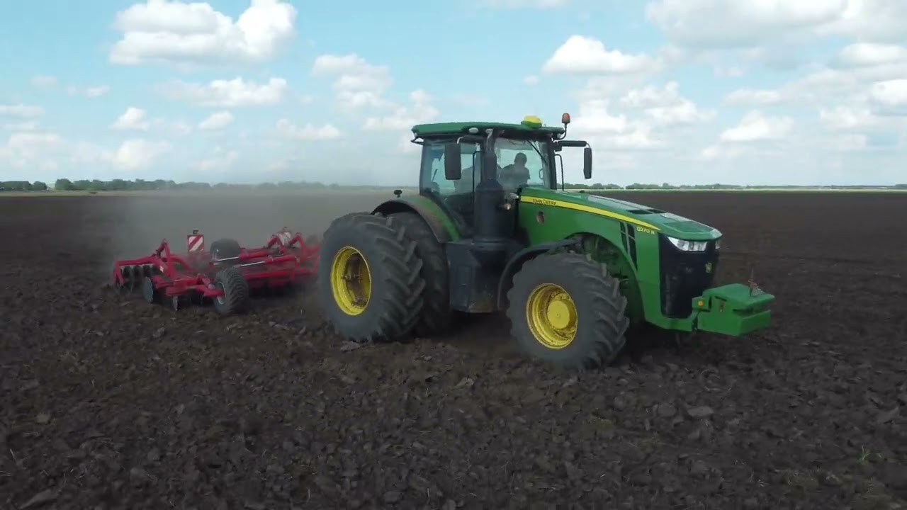 2024 Zöldborsó tarló tárcsázás John Deere 8270r és Horsch Joker 6RT!