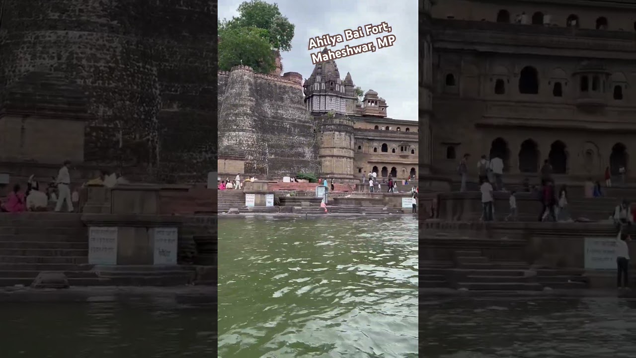 Ahilya bai fort, (On the bank of Narmada River), Maheshwar, Madhya Pradesh #maheshwar #mp #narmada