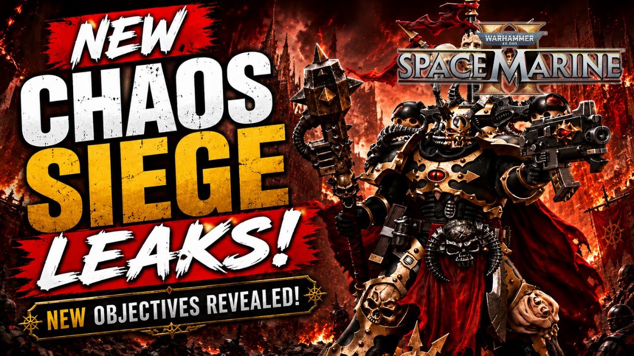 НОВЫЕ сливы режима Chaos Siege &mdash; это безумие! | Space Marine 2