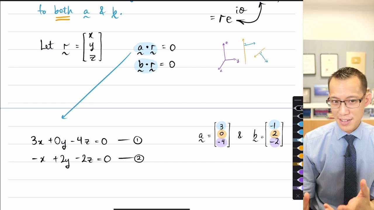 Dot Product & Angles (3 of 3: Orthogonal vectors)