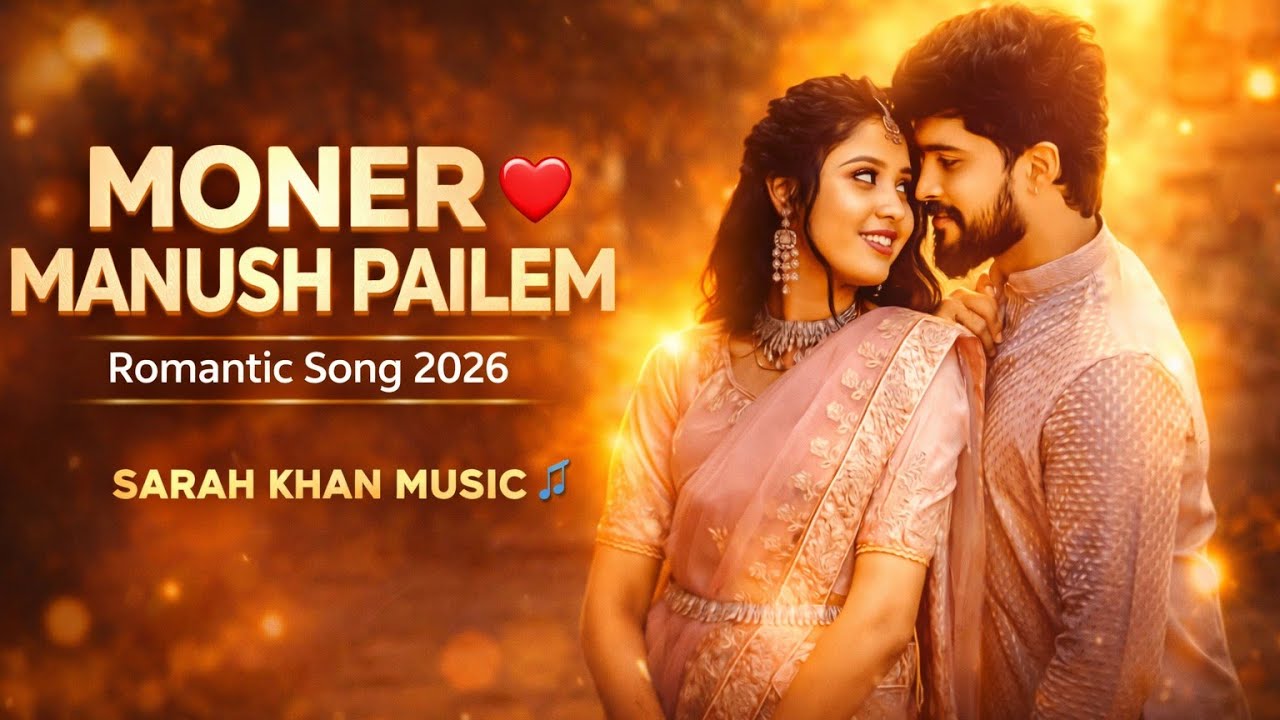 Moner manush pailem | মনের মানুষ পাইলাম New Bangla Romantic song Sarah Khan Music 