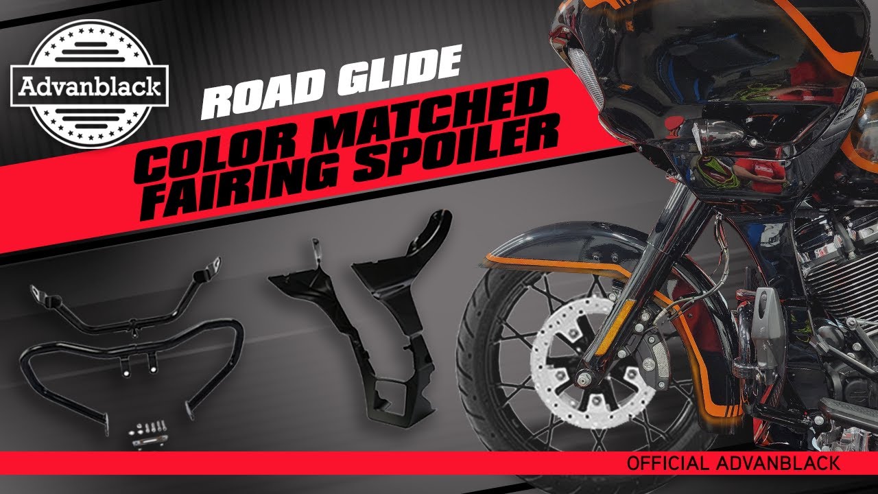 Advanblack Road Glide Fairing Spoiler Kit