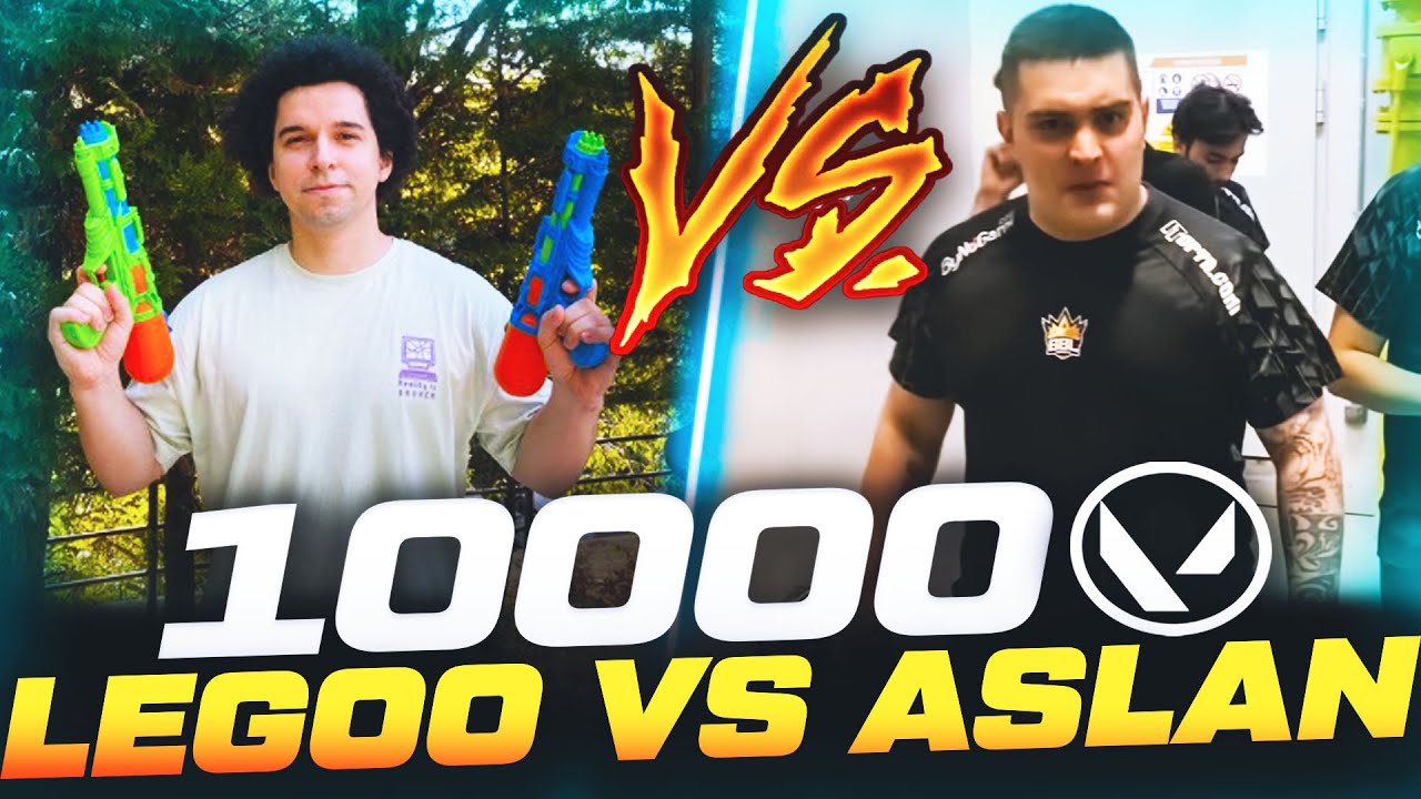 LEGOO VS ASLAN 10000VP ÖDETMESİNE 1v1 JETT BIÇAKLARI