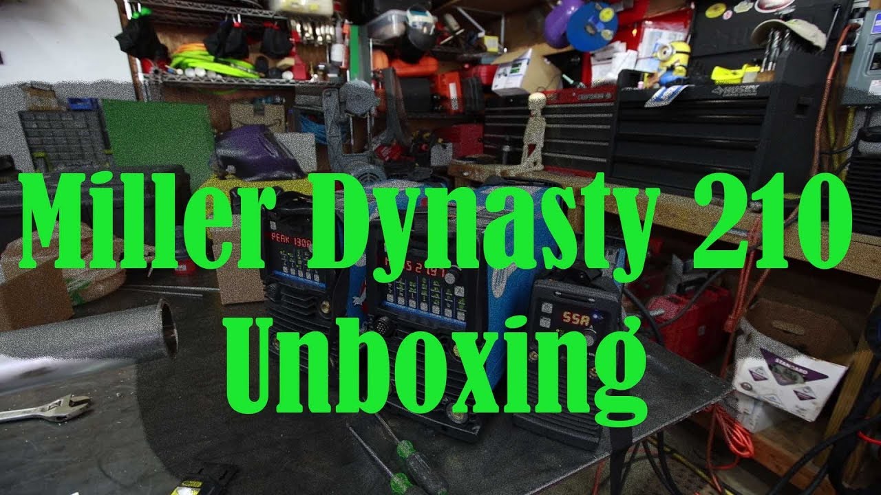 Miller Dynasty 210  Unboxing  and 10,000 subscribers!!!!