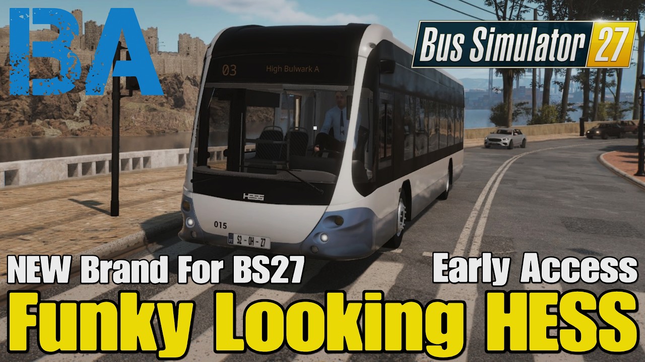 ЧТО ЭТО ЗА ТРАМВАЙ-АВТОБУС? НОВЫЕ АВТОБУСЫ HESS &mdash; BUS SIMULATOR 27 &mdash; РАННИЙ ДОСТУП