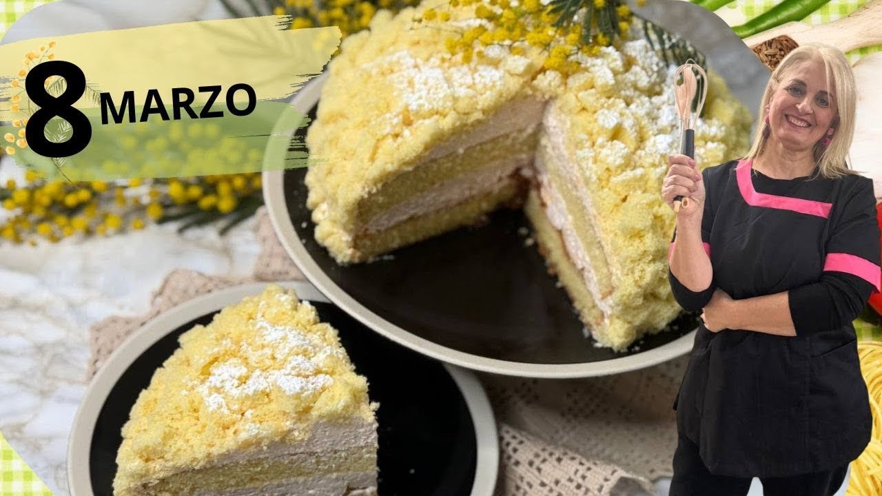 TORTA MIMOSA ALL ARANCIA 🍊 8 MARZO FESTA DELLA  DONNA 
