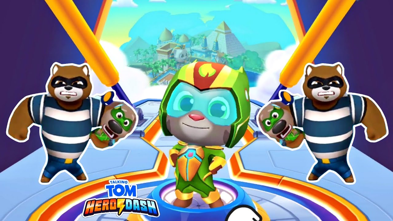 Talking Tom Hero Dash - Tom - Full screen - Gameplay, Android - LILU