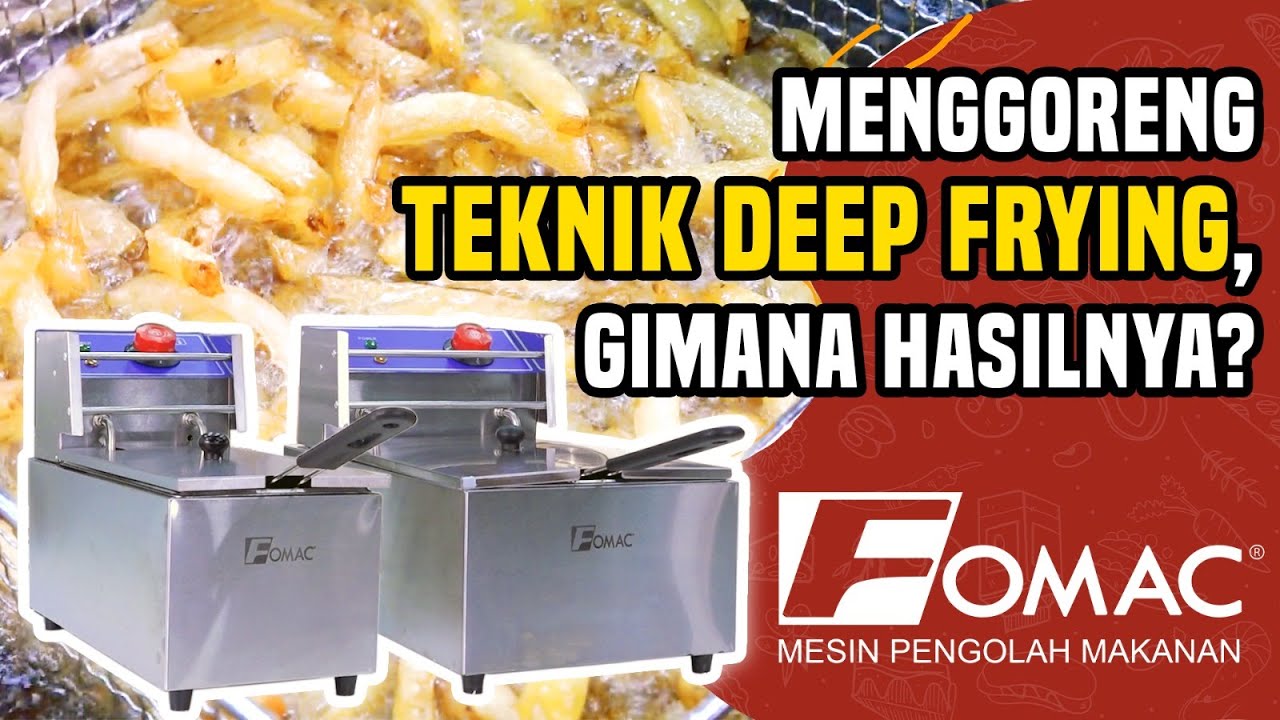 Goreng Kentang Pakai Penggorengan Listrik, Electric Deep Fryer | FOMAC FRY-E61C dan FRY-EZL181