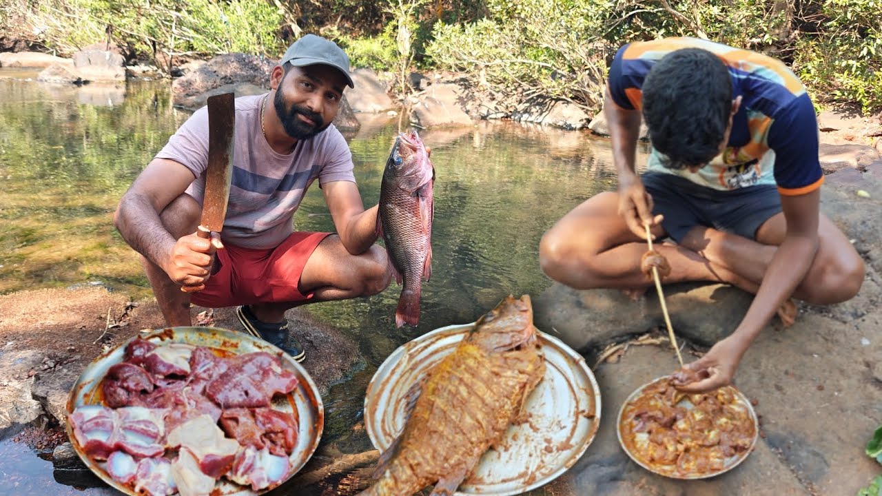 कानय पकडायला गेलो आणि तांबोशी घेऊन आलो , पकडलेल्या माशाची भन्नाट रेसिपी | catch and cook @TejaGurav 