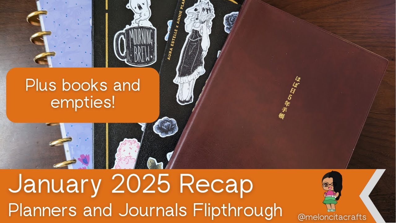 January 2025 Recap - Monthly Review & Empties | MeloncitaCrafts