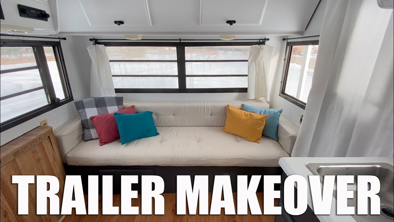 OLD TRAILER RENOVATION: Kitchen makeover