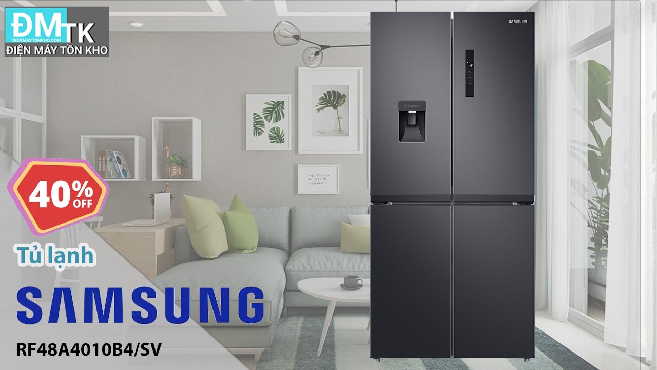 Tủ lạnh Samsung Inverter 488 lít RF48A4010B4/SV 2021 - dienmaytonkho.com