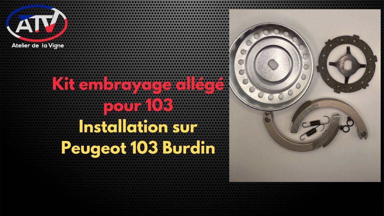 Peugeot 103 Burdin : montage d'un kit 