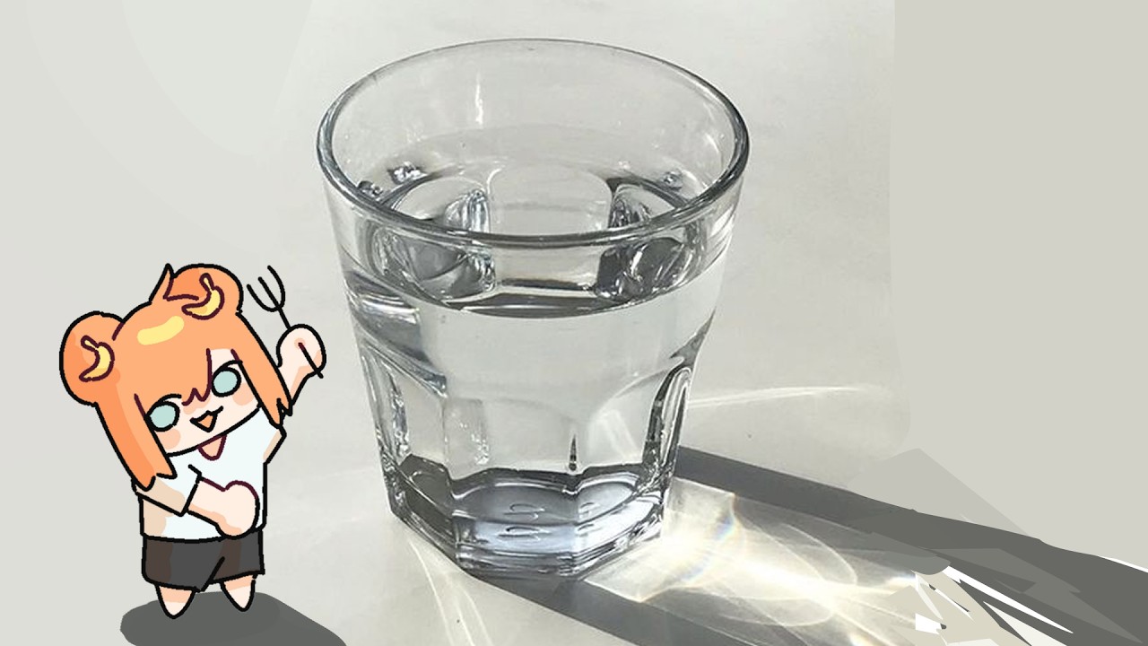sketching a glass of water / live 120