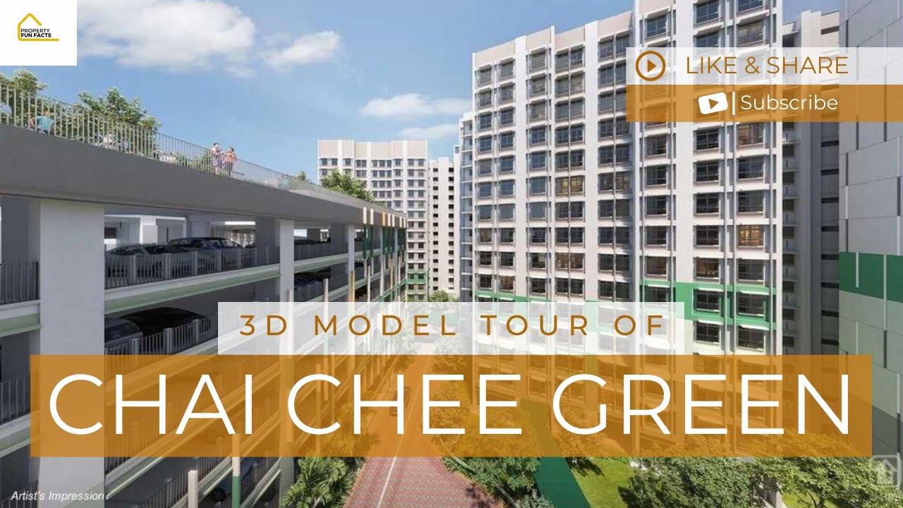 Exploring HDB BTO Chai Chee Green in 3D! (Sales Launch December 2023)