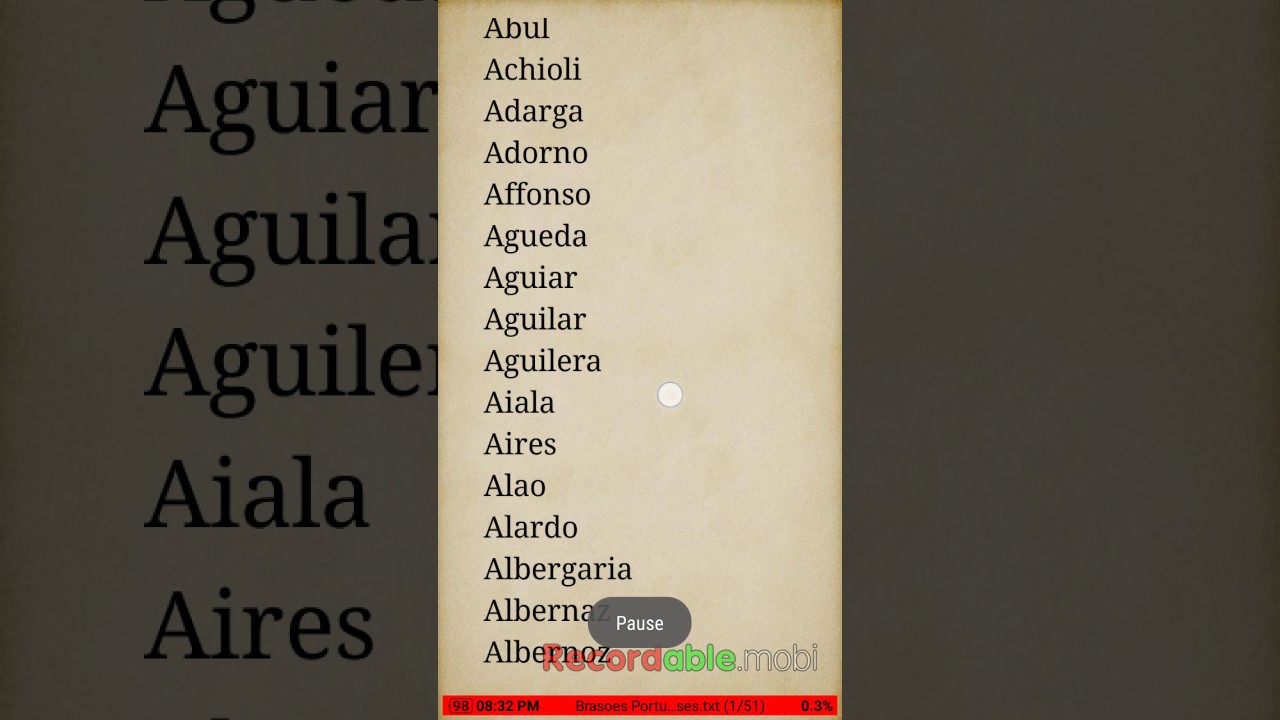 Lista com 690 sobrenomes de famílias portuguesas