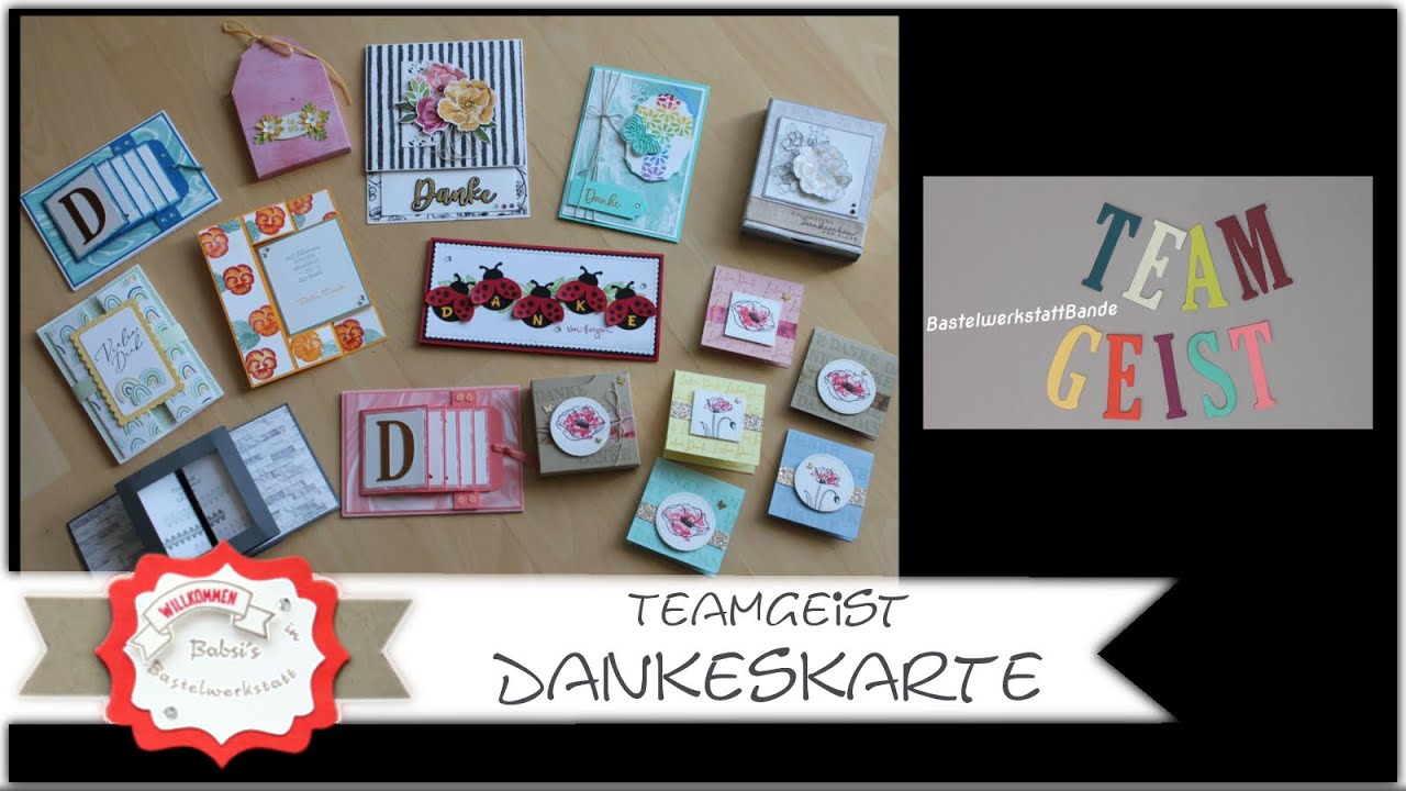 TeamGeist Dankeskarte Fotoplatz - Karteninspiration - Fotokarte - Dankeskarte basteln - Stampin´Up
