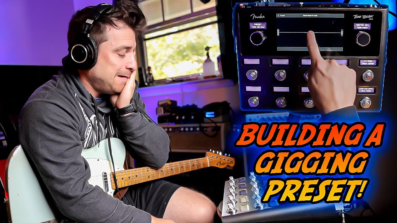 Fender Tonemaster Pro — создание концертного пресета