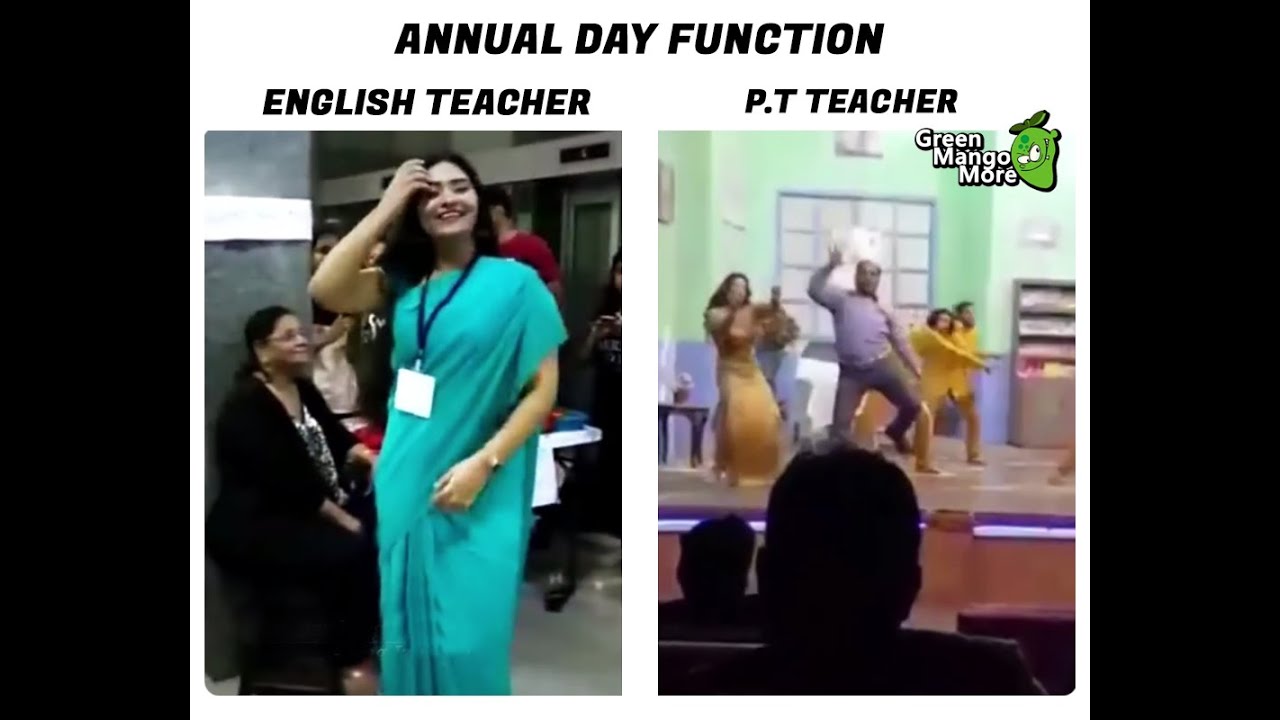 Annual Day Function: English Teacher Vs. P.T Teacher  🤣
