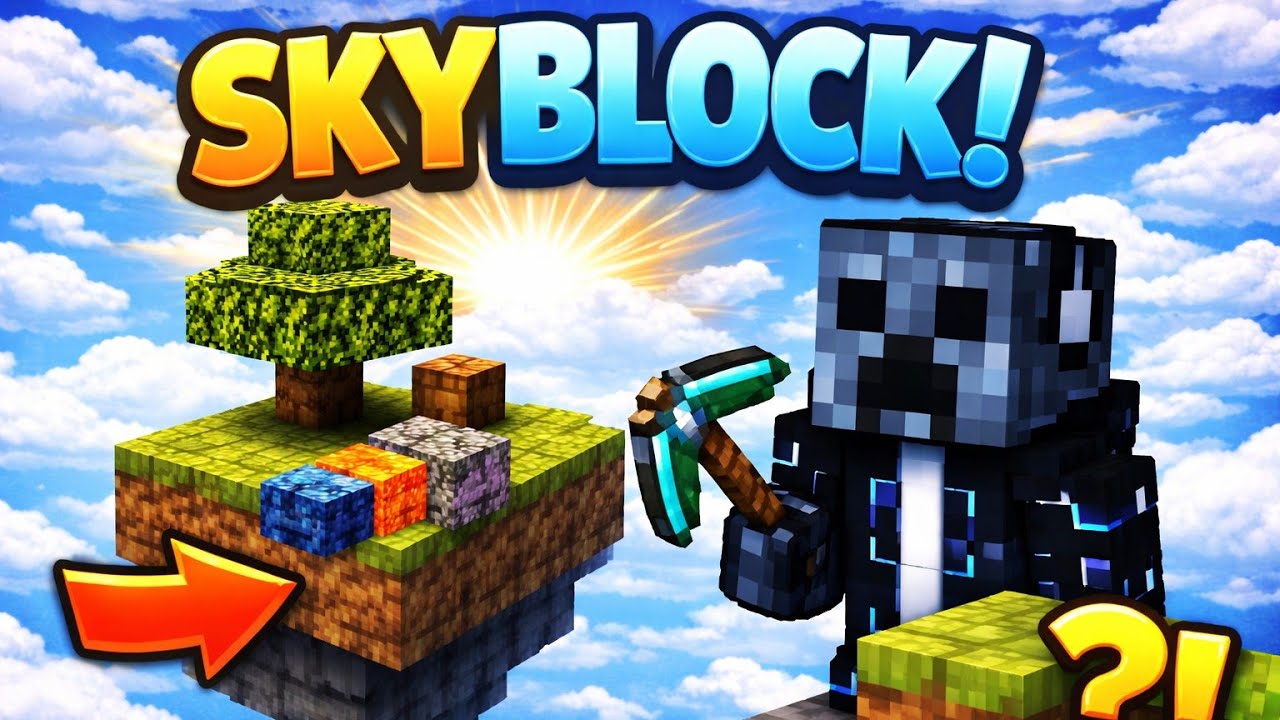 jugando un skyblocks por primera vez #1