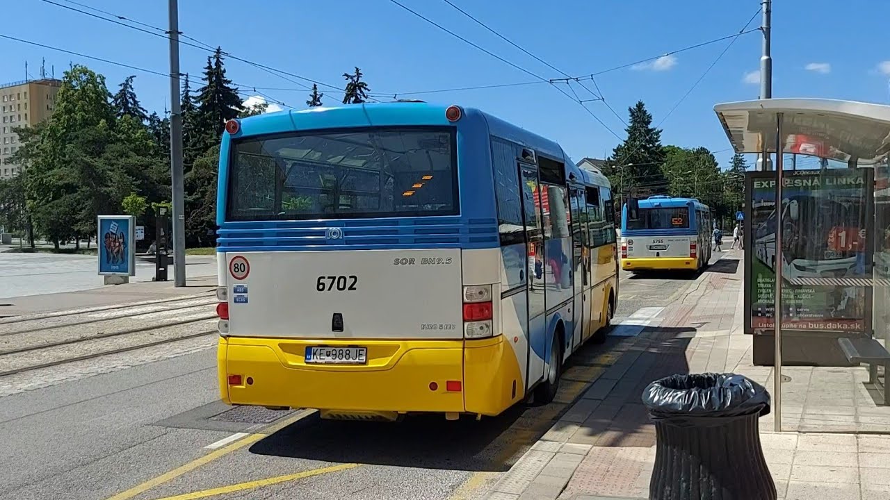 Jazda so Sor BN 9.5 #6702 na linke 31. ( Vyšné Opátske - Námestie osloboditeľov )