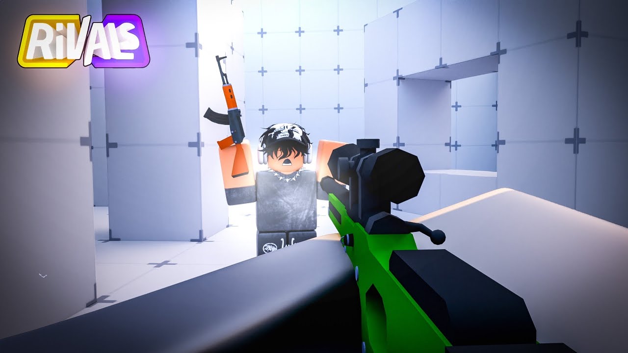 ASSIM QUE SE JOGA DE SNIPER NO RIVALS! 🎯