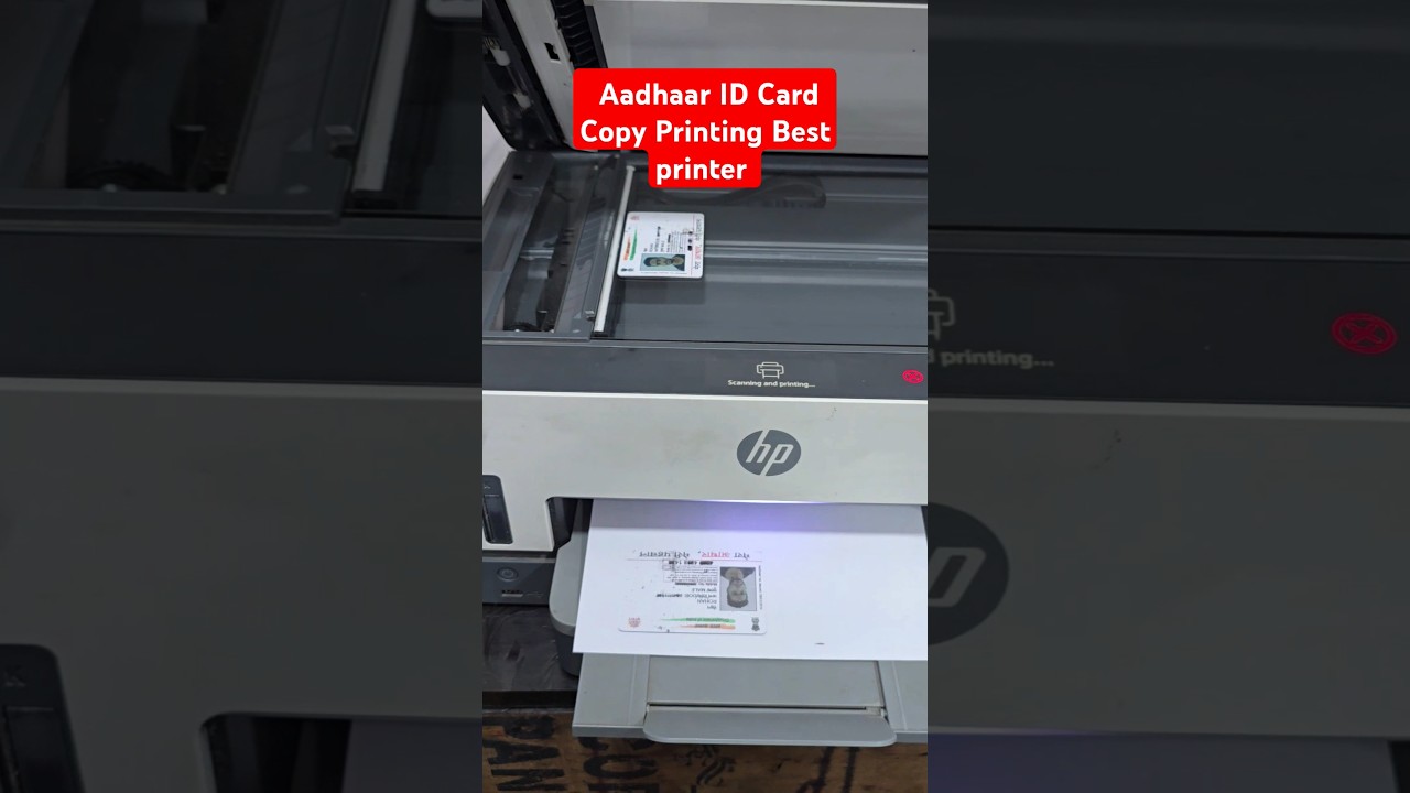 hp Smart Tank 750 710-720 All-in One Color printer Aadhaar ID Card Copy Printing Best printer