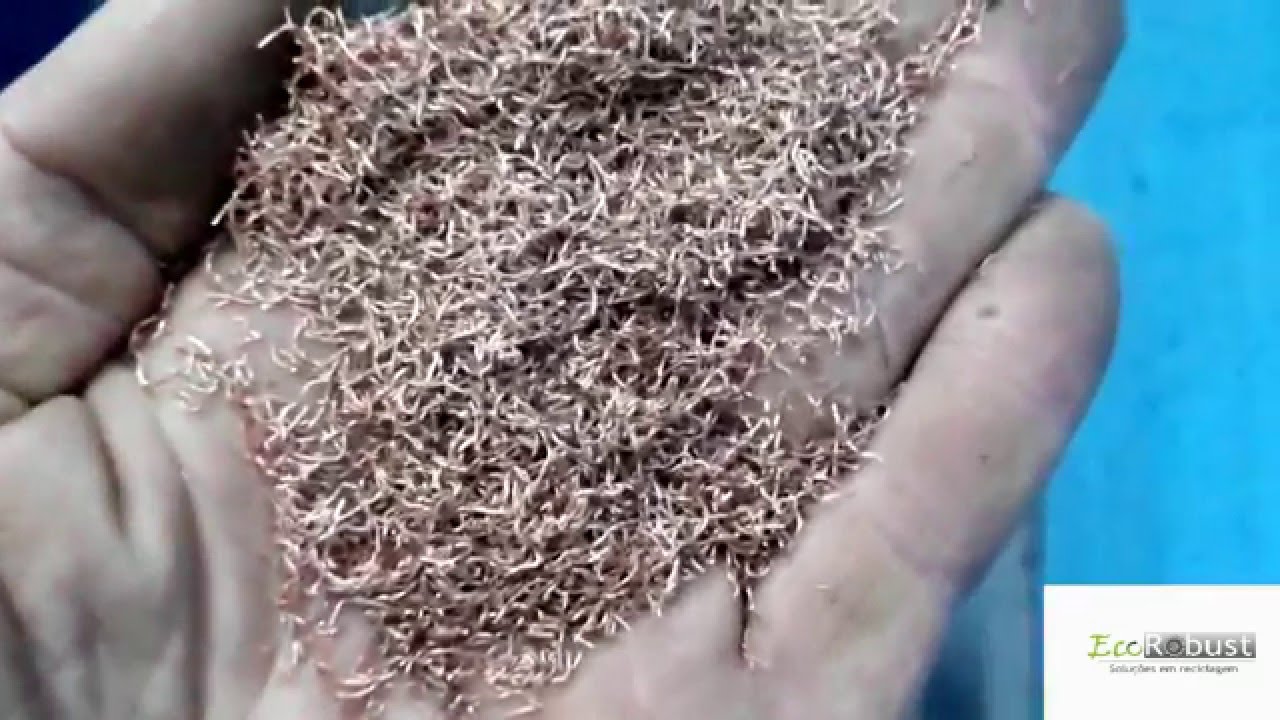 Máquina separa plástico do cobre - EcoRobust