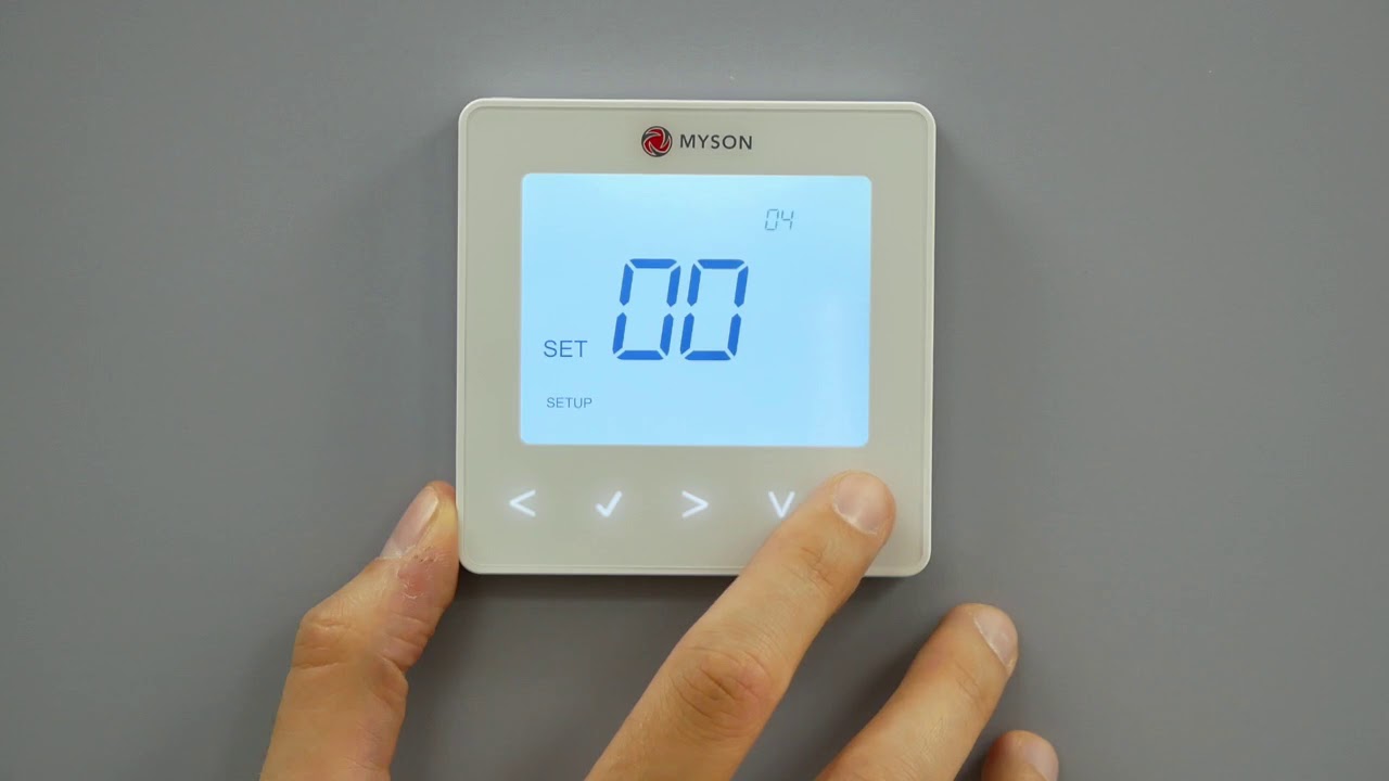 Myson TOUCH 2  - How to set up, program, and use the Touch 2 programmable thermostat