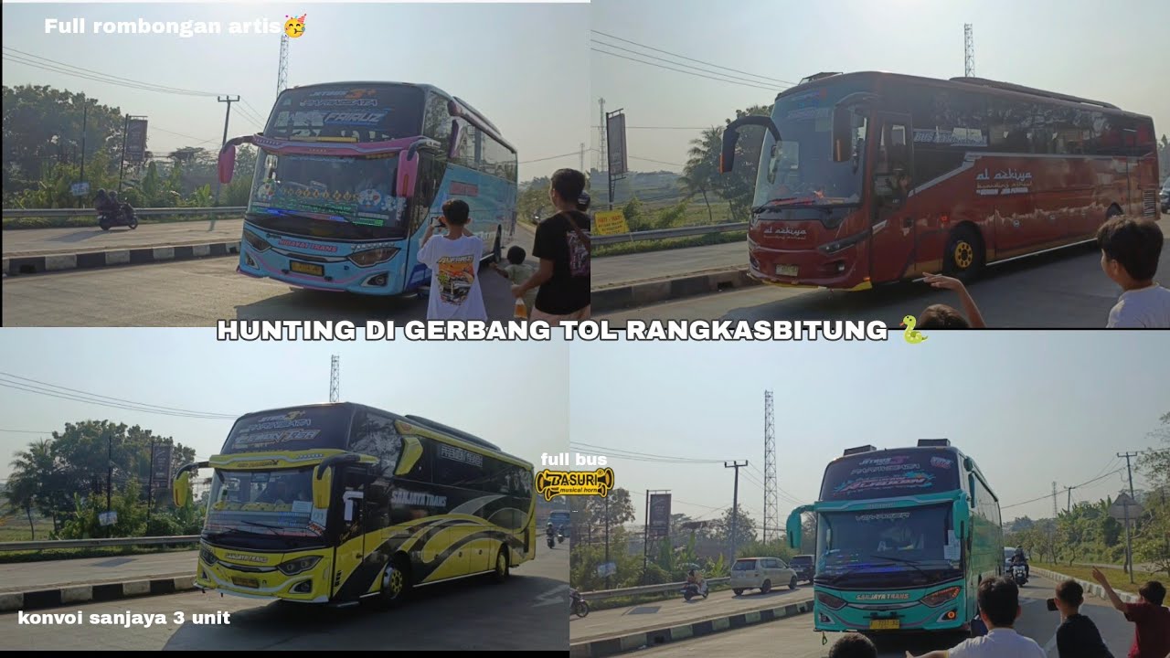 FULL ROMBONGAN ARTIS!!! hunting di gerbang tol rangkasbitung lagi🥳🥳