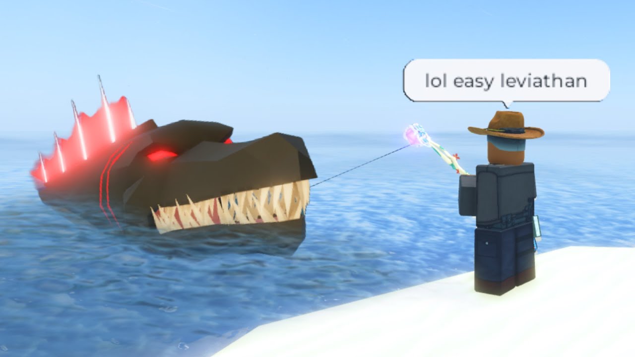 How To EASILY Spawn The SEA LEVIATHAN In FISCH Roblox