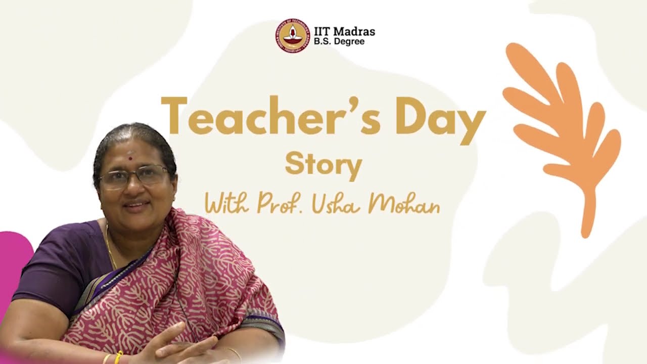 Happy Teachers' Day - Prof. Usha Mohan
