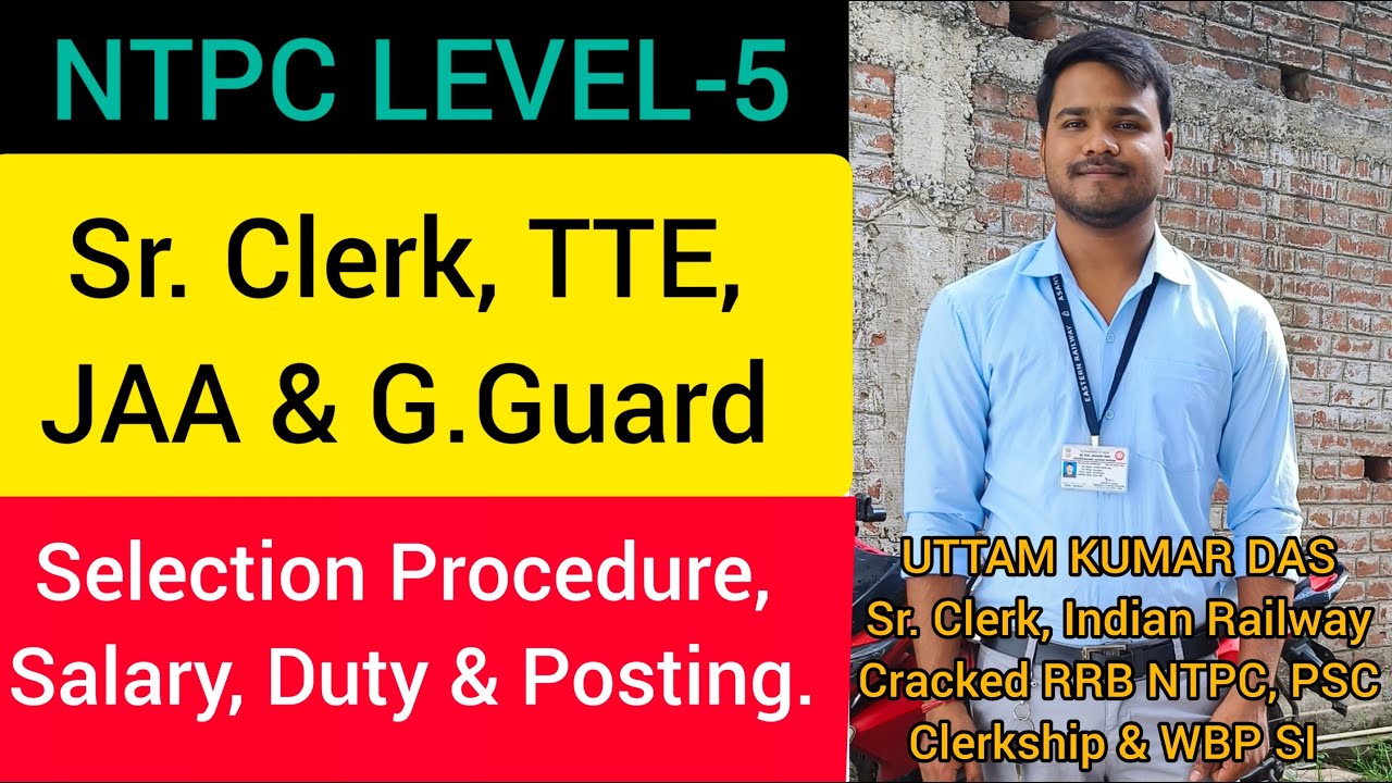 RRB NTPC LEVEL-5 | Age, Qualification, Selection Procedure | Duty, Salary & Posting | #rrbntpc