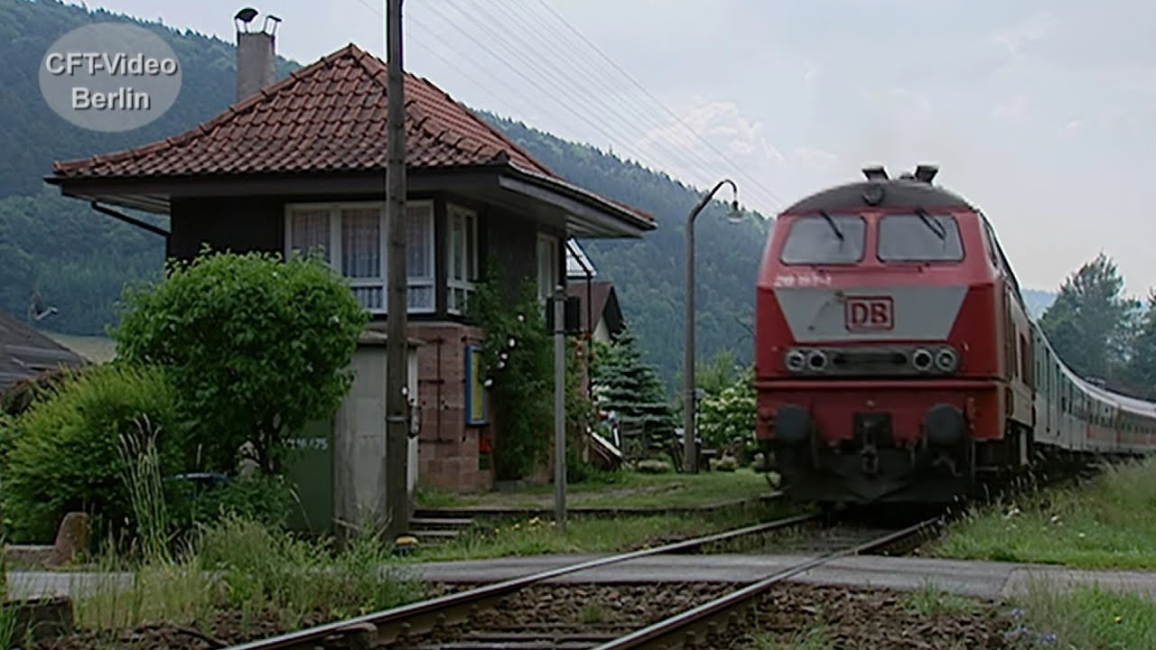 Mit der Baureihe 218 durch den Odenwald