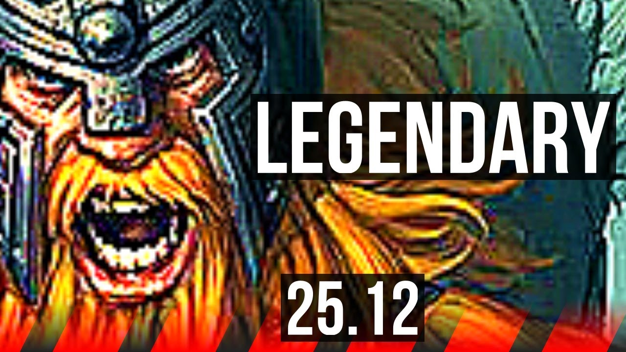 OLAF vs NASUS (TOP) | 7 solo kills, Legendary | EUW Master | 25.12