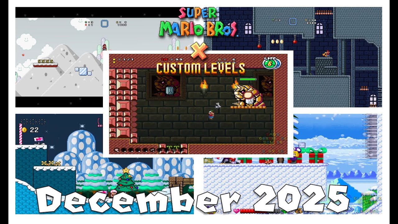 SMBX Custom Levels of December 2025 (10 Levels) – Guarida de Bowser