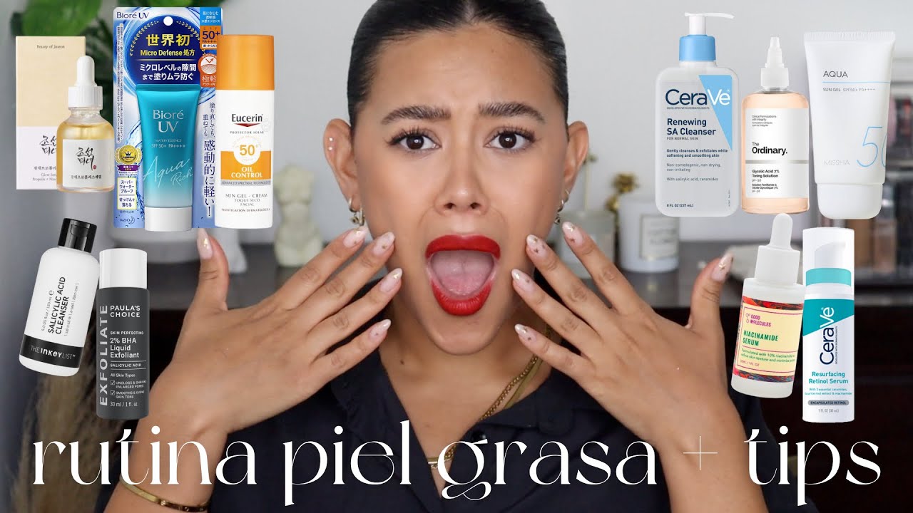 RUTINA PIEL GRASA (SECRETOS Y TIPS) ✨- MELI DE LA MORA