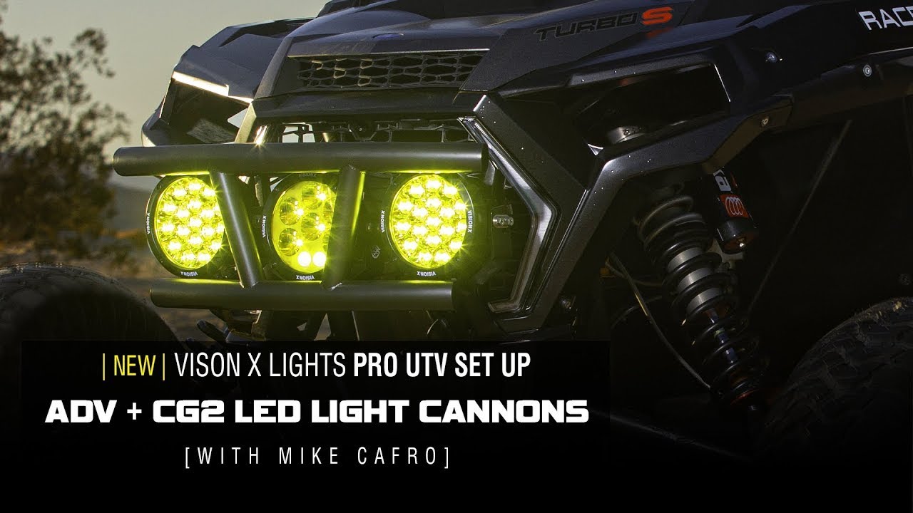 Vision X UTV Light Set Up with Mike Cafro