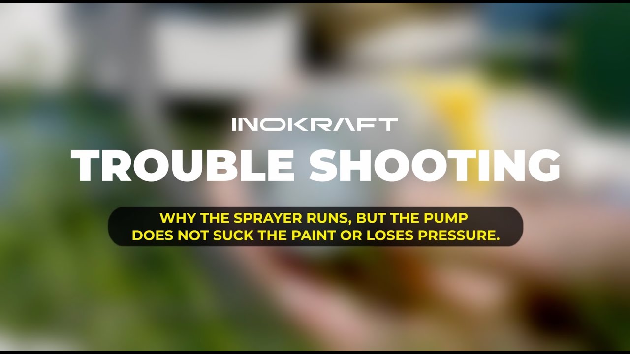 [MaXpray Troubleshooting] Problem B - When set to PRIME , the sprayer runs, but does not pull paint?