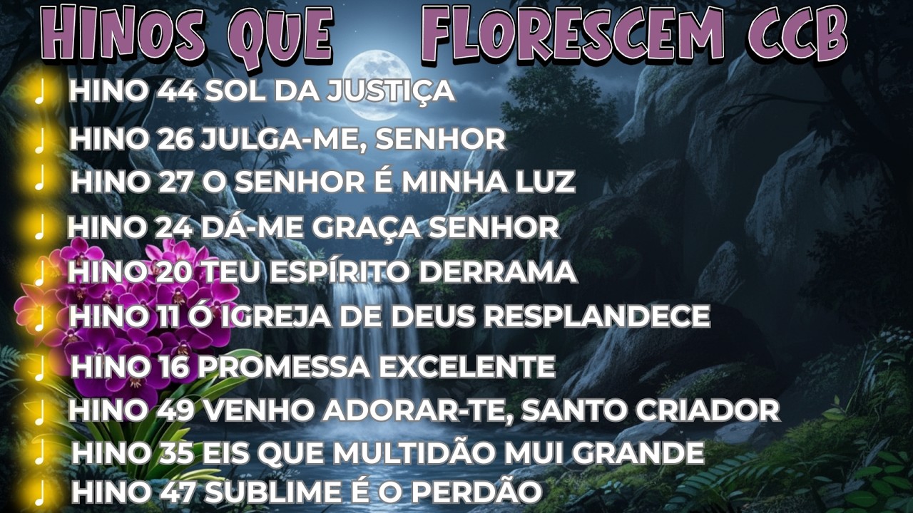 Caminhando com Fé: Hinos que edificam a alma ! HINOS QUE FLORESCEM CCB