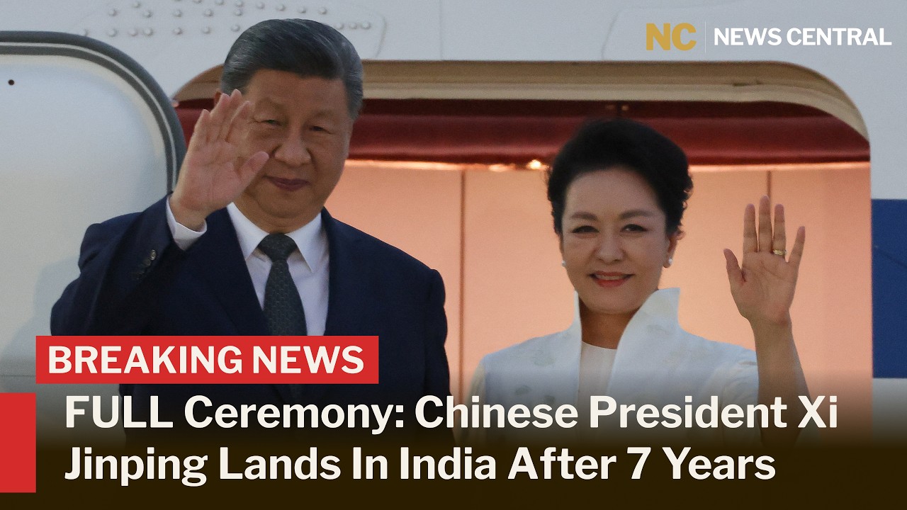 FULL GRAND CEREMONY: Chinese President Xi Jinping Arrives In India For BRICS Summit 2026 | AC1F