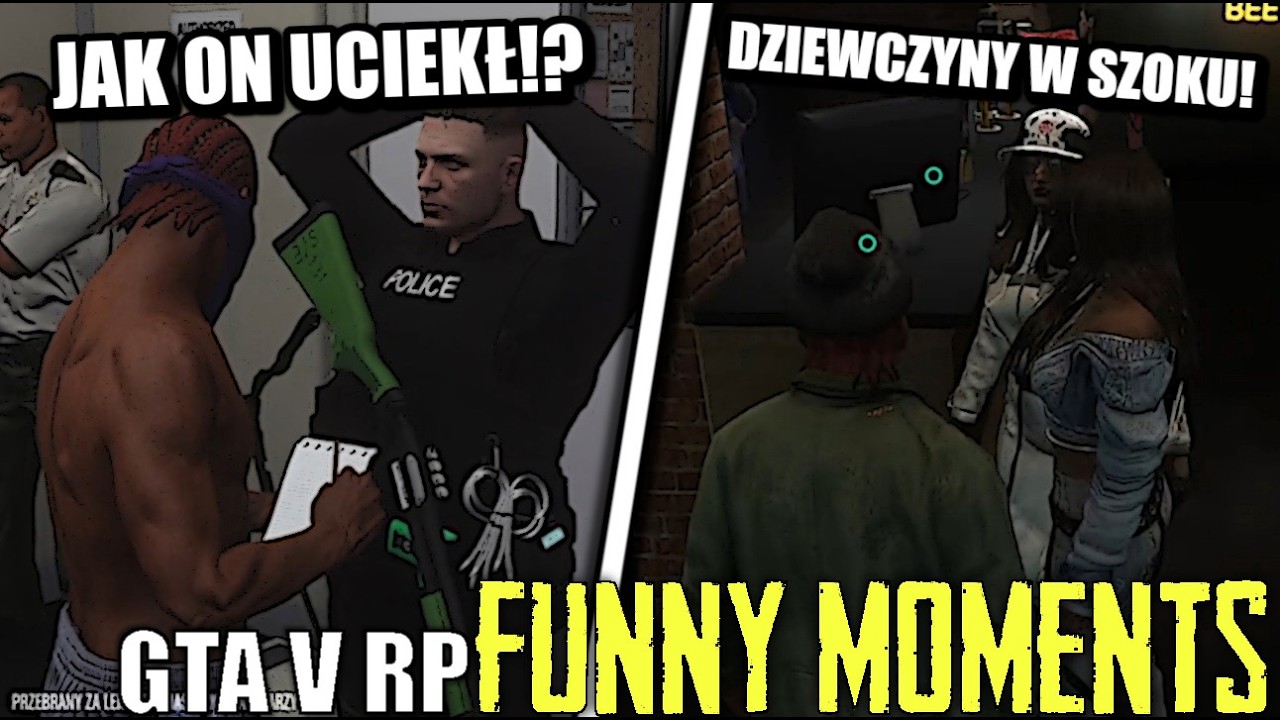 GTA V RP[JAK ON UCIEKŁ?!/DZIEWCZYNY W SZOKU/NOWA POSTAĆ/CHARLIE WR&Oacute;CIŁ/G**STERSKIE ZAGRANIE] [FM]