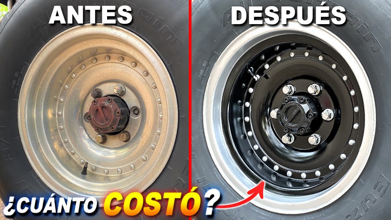NUEVA IMAGEN a RINES con NEGRO BRILLANTE y PULIMENTO en Pickup D21 4x4 Mini Truck | OrdoTunes
