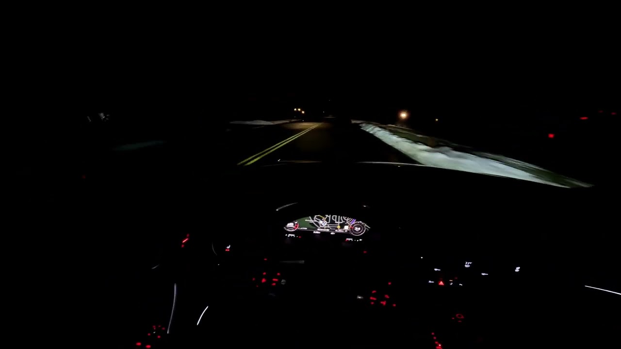 POV Drive | 2016 Audi TT (Mk3) | Foggy Night Drive