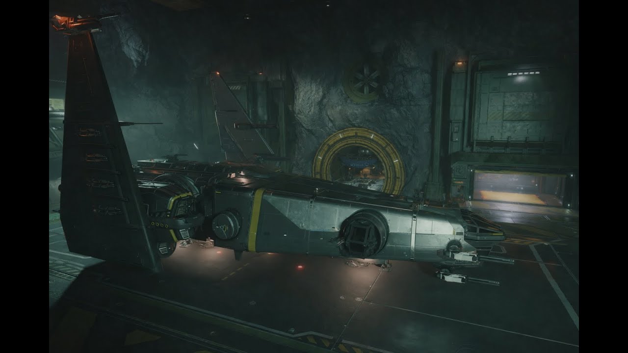 Star Citizen | Drake Corsair Hangar Ambience (No HUD, No Music)